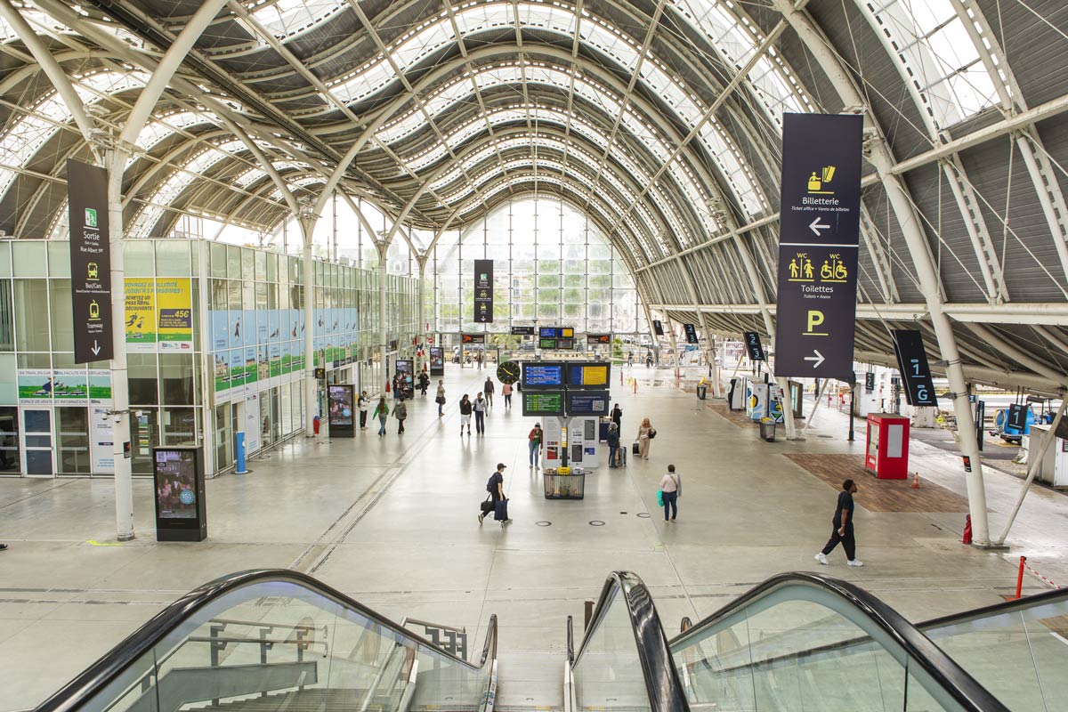 Intérieur gare d'Orléans