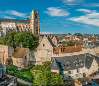 vue aérienne de Bourges